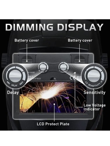 Monster&Master Welding Helmet True Color Auto Darkening Welding Helmet MM-WH-004