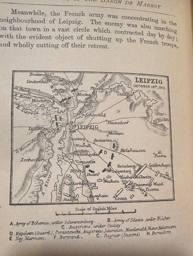 1892 - MEMOIRS OF BARON DE MARBOT -1st Edition FINE MOROCCO BINDING Napoleon War