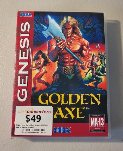 純正インスト+取扱説明書　ゴールデンアックス　GOLDEN　AXE　SEGA 純正インスト+取扱説明書 ゴールデンアックス GOLDEN AXE SEGA