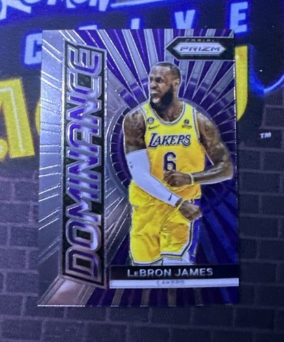 LEBRON JAMES 23-24 PANINI PRIZM DOMINANCE INSERT #3 LOS