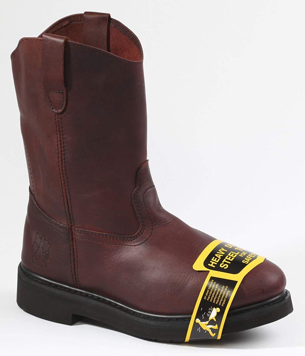 

Rhino 90S22 Темно-коричневые кожаные рабочие ботинки со стальным носком Rhino 90S22, Dark brown