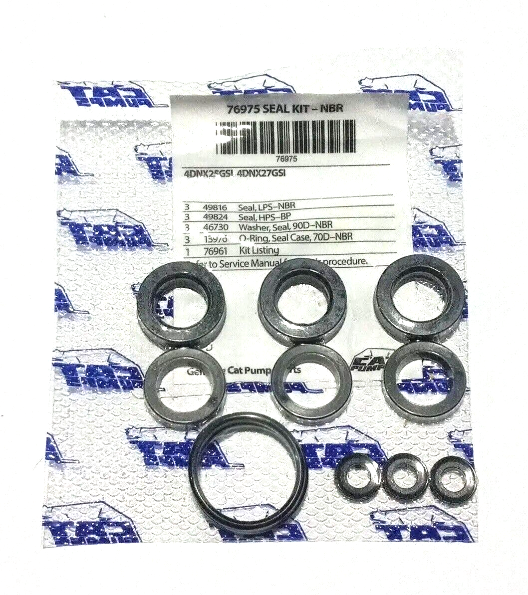 76975 SEAL KIT FOR CAT PUMP 4DNX Pumps 4DNX25GSI   4DNX27GSI 