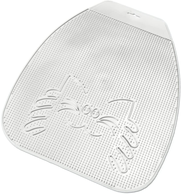Van Ness Pets Trackless Cat Litter Mat Traps Litter from Box, Waterproof, White,