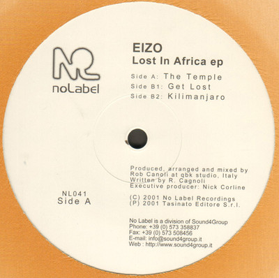 EIZO - Lost IN Africa EP - No Label - Nl 041 - Italy 2001