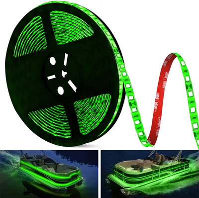 25FT LED Boat Lights, Waterproof Marine Pontoon Led Strip Lights, Boat Deck Inte