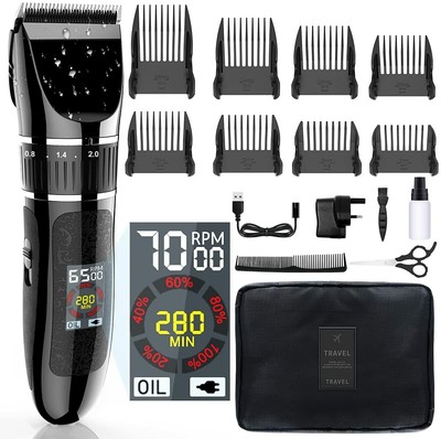 Hair Beard Trimmer Clipper Cordless Waterproof Kit Multi Groomer Safe Precision 