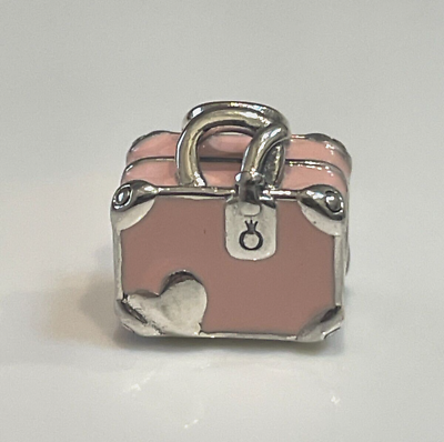 Genuine PANDORA Travel Suitcase Bag Charm 798063EN124 Brand New Fast Postage