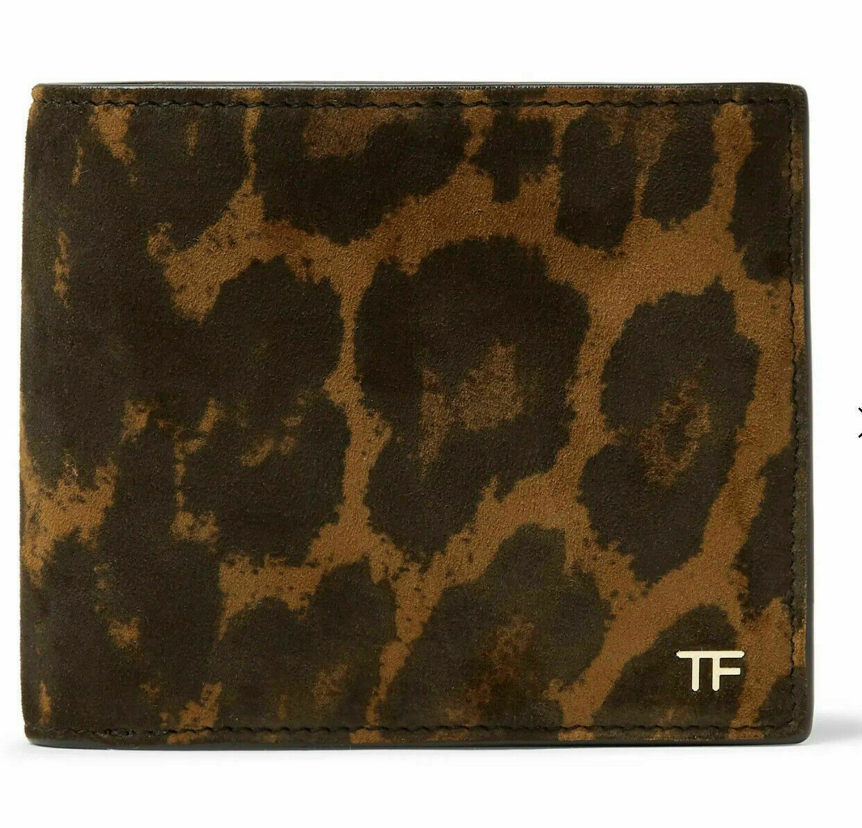 Pre-owned Tom Ford Icon Card Case Card Holder Purse Credit Cards Briefcase Wallet In Brown Black