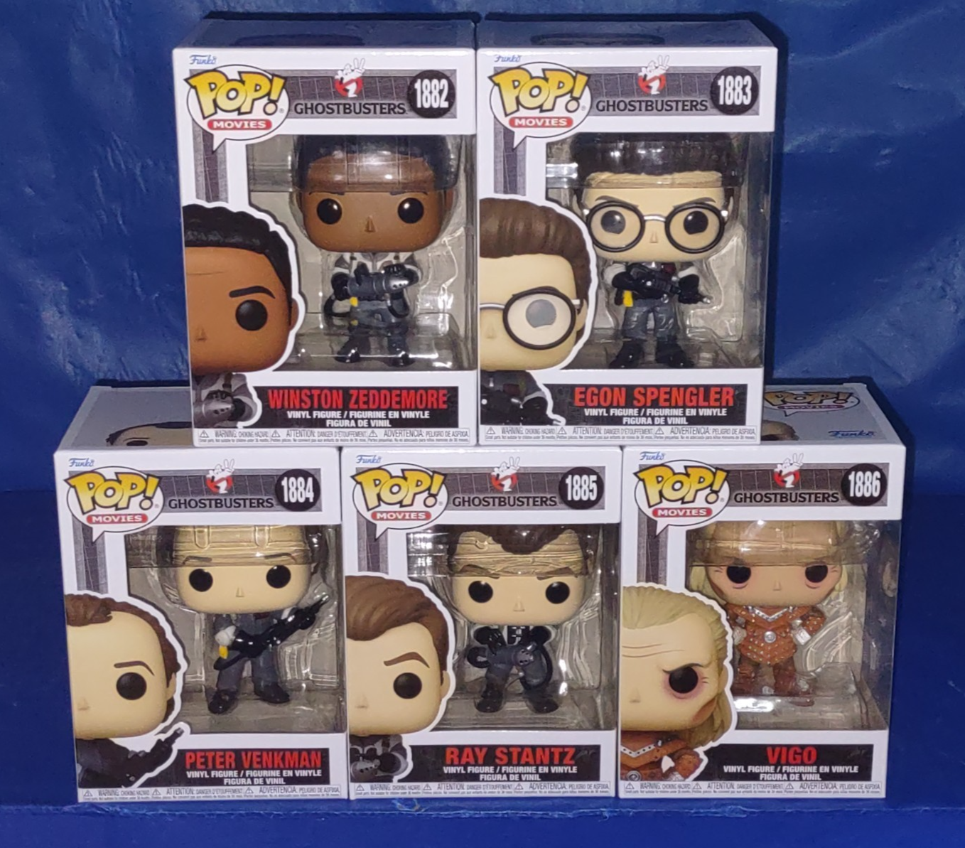 GHOSTBUSTERS 2 FUNKO POP VINYL FIGURES PETER RAY EGON