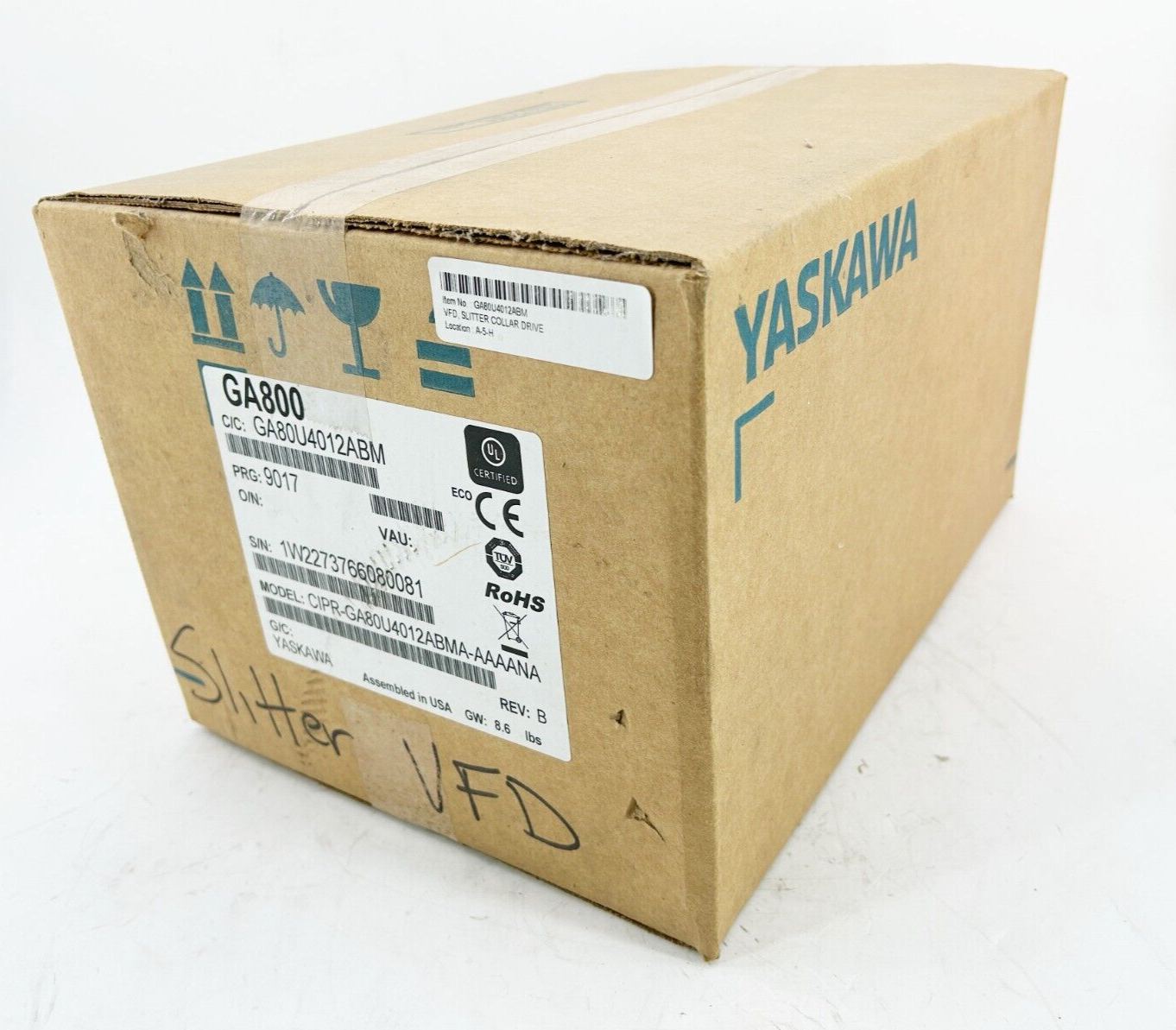 New Yaskawa GA80U4012ABM AC Drive 480V 7.5HP GA800 Series | eBay