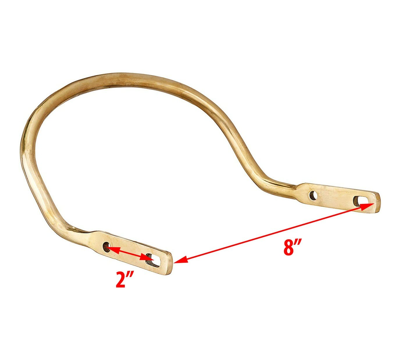 Fits Royal Enfield Classic Electra Standard Thunderbird Pillion Handle Pure Brass