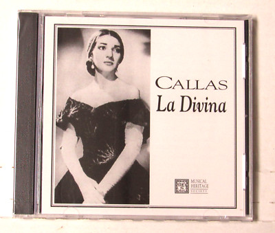 MARIA CALLAS La DIVINA (CD) Georges Bizet NEW & SEALED *CRACKED CASE* FREE SHIP