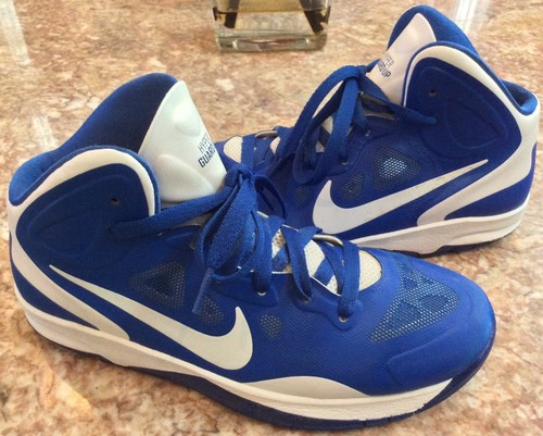 NIke Hyper Guard Up Kid's Blue/White Basketball Sneakers Sz