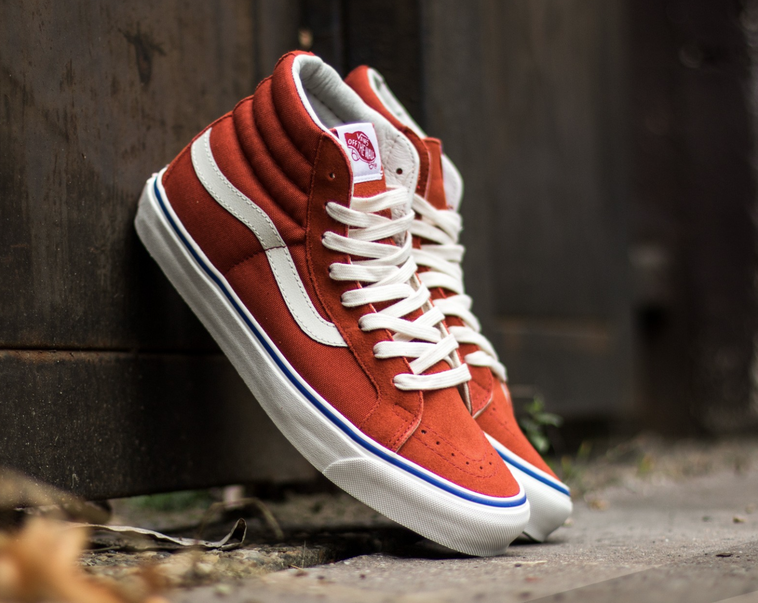 Vans Vault OG SK8-Hi LX Suede Canvas 'Bossa Nova' Orange Vans Vault OG SK8-Hi LX Suede Canvas 'Bossa Nova' Orange