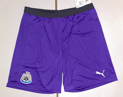Puma Newcastle United football Soccer Shorts XL purple GK premier league
