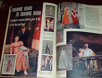 1957 DALLAS TV GUIDE~COSTUME DESIGNER GUY KENT NBC OPERA THEATER~FROSTY ROYCE