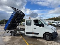 2016 VAUXHALL MOVANO BI TURBO CREWCAB TIPPER 136PS DIRECT COUNCIL LOW MILES +VAT