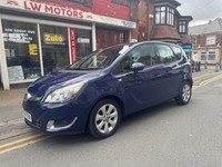 66 reg Meriva life 1.4 petrol 5 door mpv ..ONLY 28000 miles.  New mot