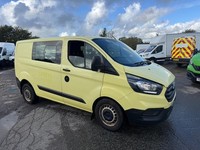 2018 FORD TRANSIT CUSTOM SWB 6 SEATER CREWVAN SPARES OR REPAIRS PRICE PLUS VAT