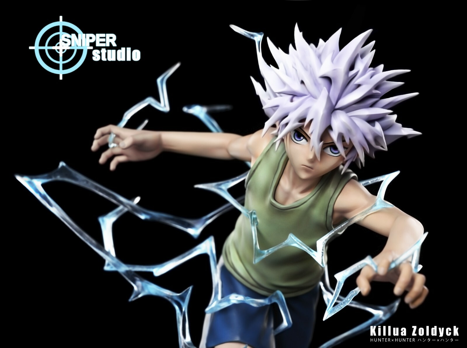 Pre Order Hunter Killua Zoldyck Godspeed Lightning Electric Gk Statue Studio Ebay