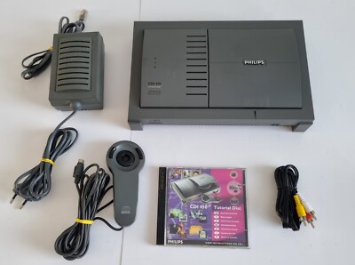 Philips CDI 450 CD-i Video Game Console w/ Digital Video Cartridge & Controller