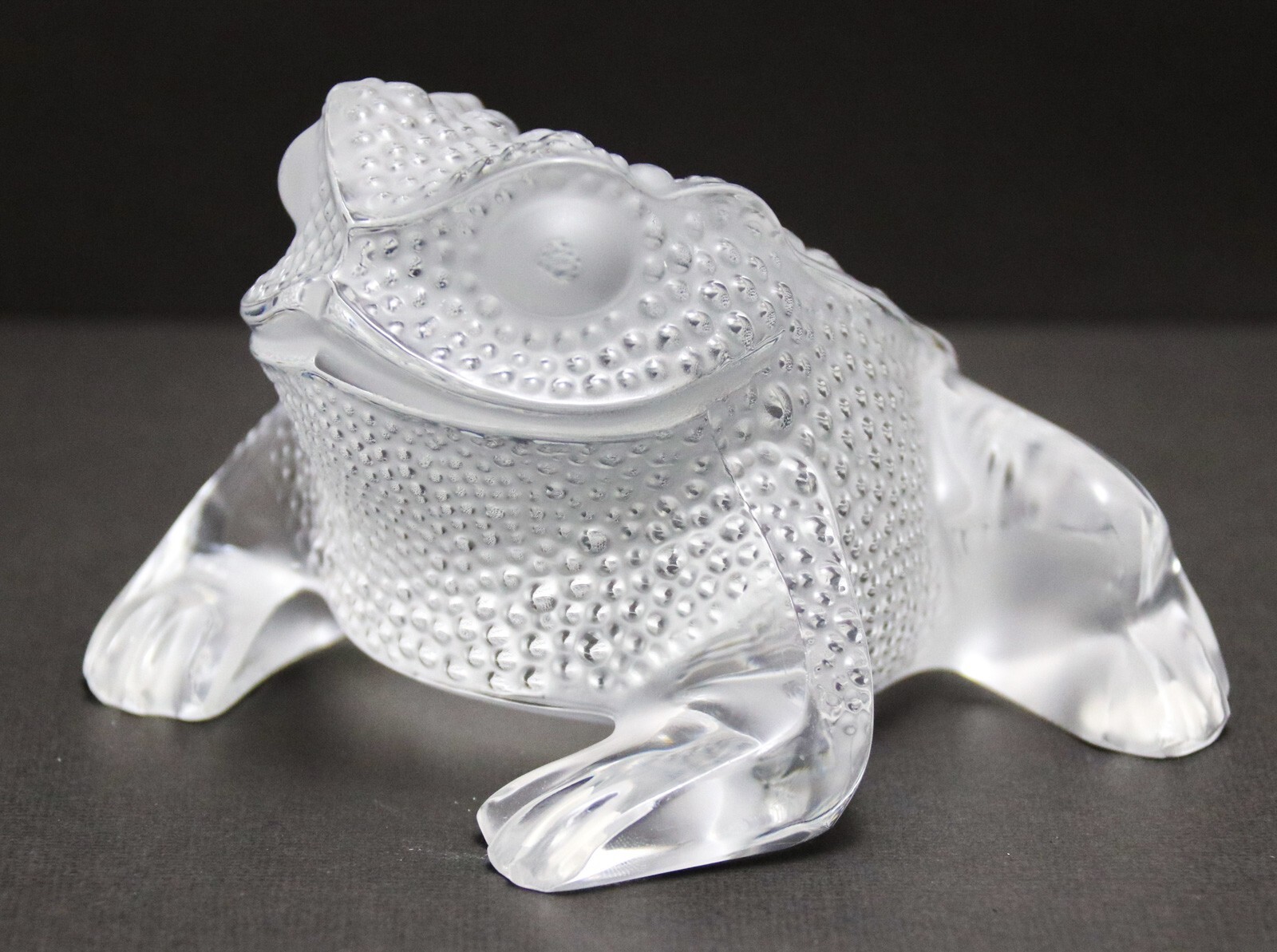 LALIQUE 波模様 クリスタル皿 LALIQUE 波模様 クリスタル皿