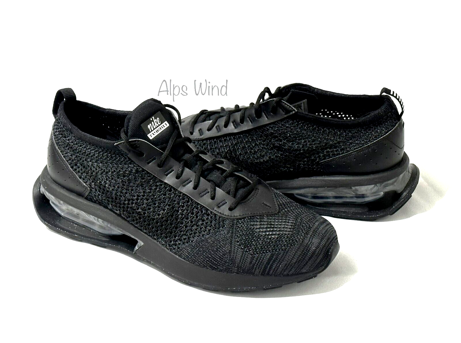 NIKE Air Max Flyknit Racer NN Triple Black Shoes Men's Size-11