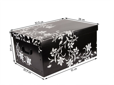 Aufbewahrungsbox 3er Set mit Deckel Stapelbox Deko Box