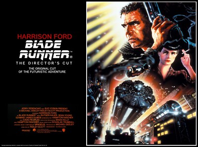 BLADE RUNNER 1982 Directors cut quad poster print 30x40'' Harrison Ford FREE P&P