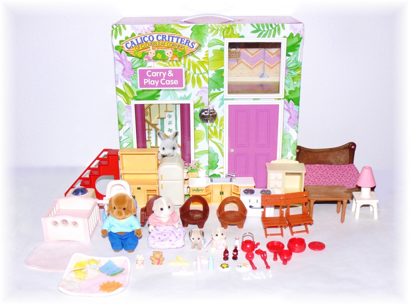 Calico Critters Carry & Play Case Figures, Accessories  FREE SHIPPING