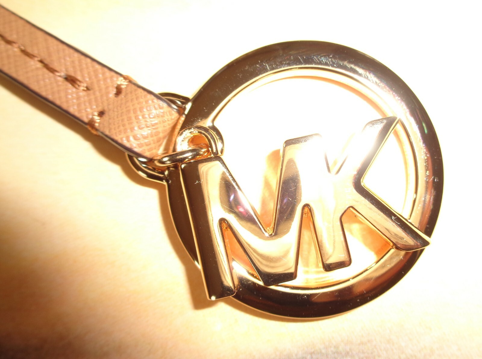 mk logo purse