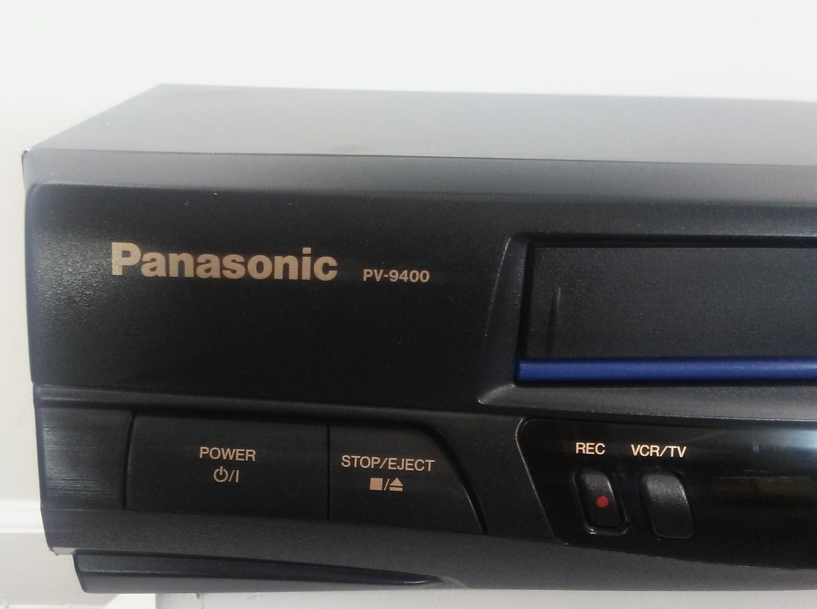 Panasonic PV-9400 VCR VHS Tape Player 4 HEAD Omnivision Recorder /w RCA Cables