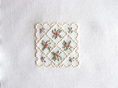 7 Small Complete Finished Cross Stitch Pieces - - You Choose