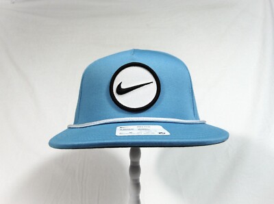 Nike True Retro 72 Aerobill Baltic Blue Rope Golf Snapback Hat OSFM DH1343 416