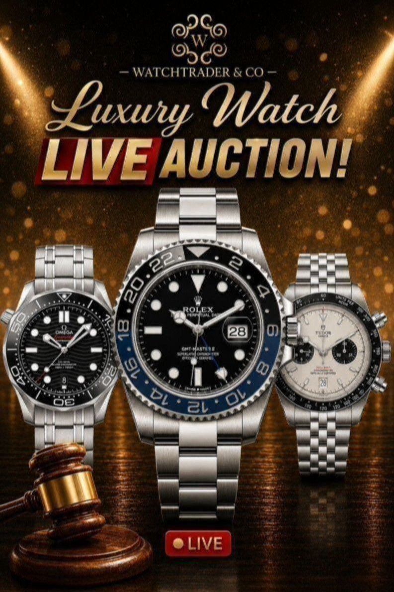 Watchtrader Live from the eBay Open | Rolex, Omega, Tudor, | £1 Starts