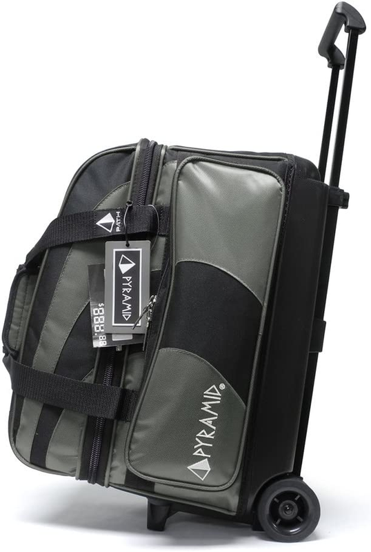 Pyramid Deluxe Double Roller 2 Ball Bowling Bag with Large Separate Shoe Compart