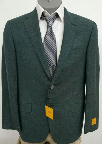 Pre-owned Hickey Freeman York Travler Green Men's Blazer Jacket $1095 Choose Size