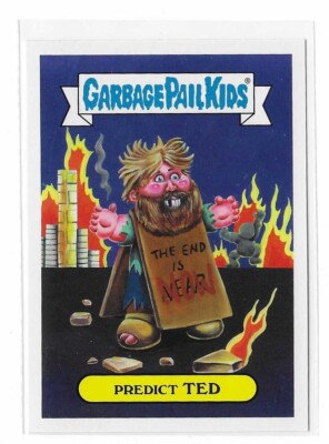 2017 Garbage Pail Kids Adam-Geddon Apocalypse Sticker Predict Ted 4a GPK
