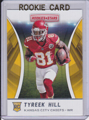 TYREEK HILL ROOKIE CARD Kansas City Chiefs 2016 R&S Football NFL RC!. rookie card picture