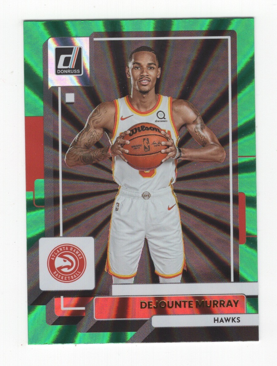 2022-23 PANINI DONRUSS GREEN HOLO LASER DEJOUNTE MURRAY