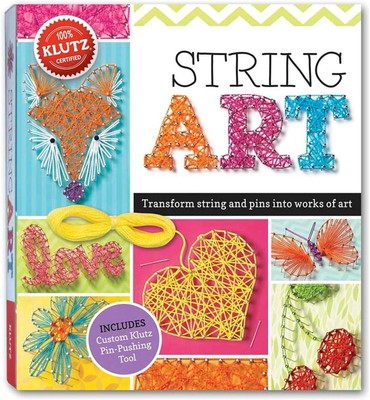 Klutz String Art Book Kit Small, Medium, Multicolored 