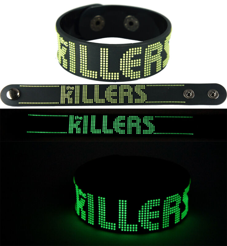 THE KILLERS  NEW! Bracelet Wristband gg139 Glow in the Dark/Battle Born