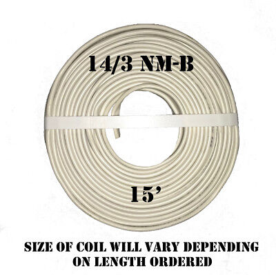 14/3 NM-B x 15' Southwire ''Romex '' Electrical Cable