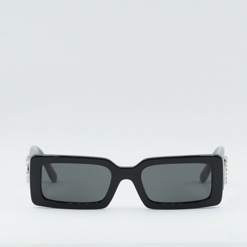 Pre-owned Dolce & Gabbana Dg4447b 335587 Shiny Black/dark Gray 53-20-140 Sunglasses