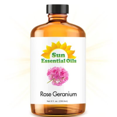 Best Rose Geranium Essential Oil 100% Purely Natural Therapeutic Grade 8oz