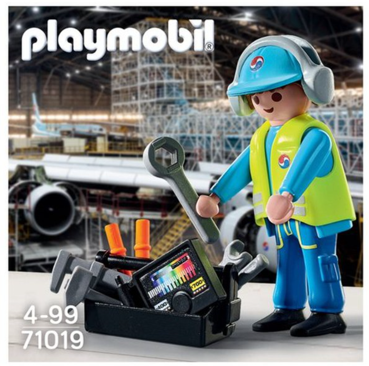 Playmobil x Korean Air 4-99 71019 Runway Crew Mechanic Playmobil x Korean Air 4-99 71019 Runway Crew Mechanic