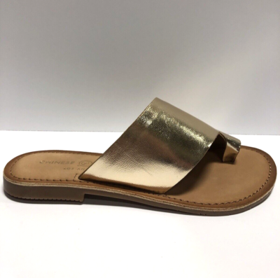 Chinese Laundry Women s Gemmy Slide Gold Sandals Size 5.5 M