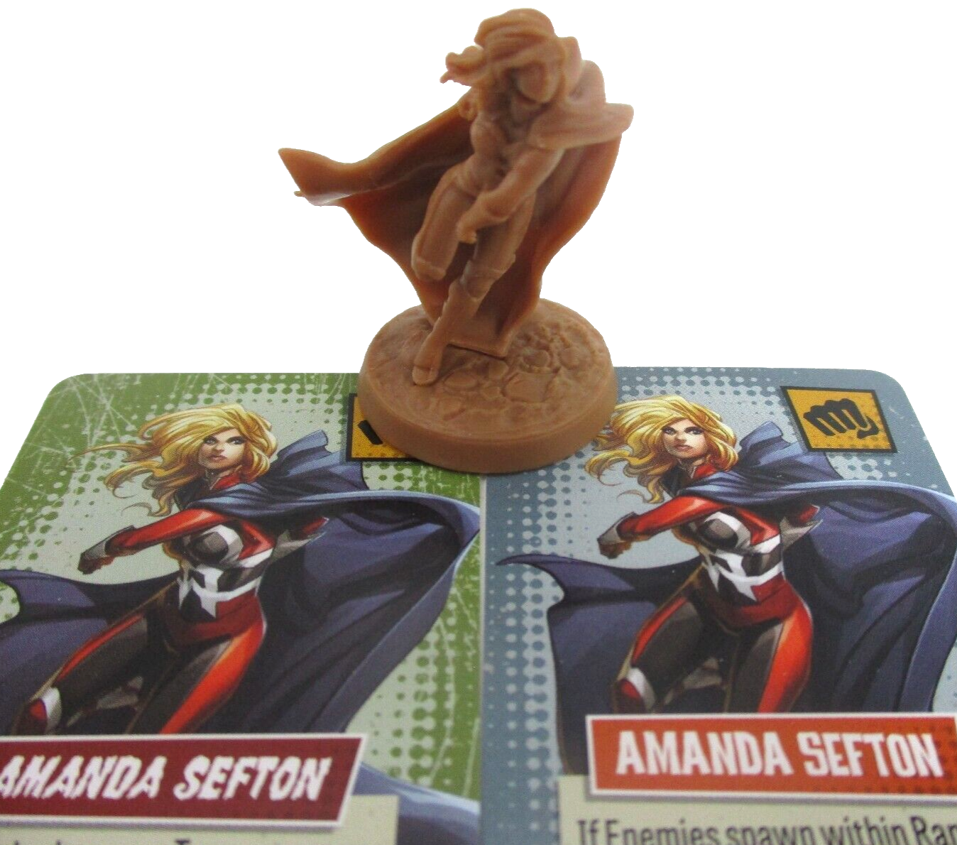 Amanda Sefton - Cartes Miniatures + 2 Cartes - X-Men Resistance / Zombicide Marvel Zombies - CMON - Version Anglaise