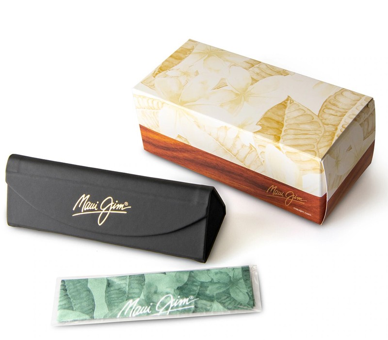 Pre-owned Maui Jim The Bird Mj 835 16 Gold Metal Aviator + Hcl Bronze Polarized Sunglasses