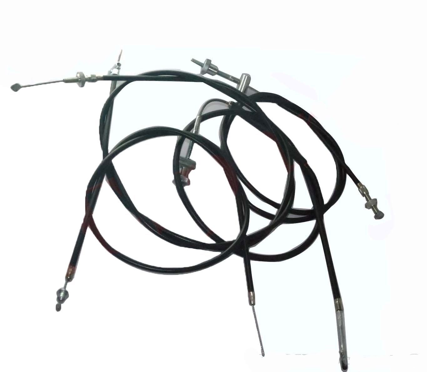 New Front & Rear Break Throttle Clutch Cable Complete Set Jawa Motorcycle  